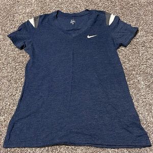 Nike blue v-neck